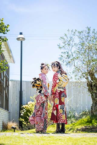 浜松 成人式前撮り リリィ レトロモダンな振袖コーデができるフォトスタジオ