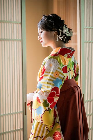 浜松 卒業式袴前撮り リリィ 豊富な撮影シーン
