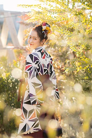 浜松 卒業式袴フォト リリィ 人気のガーデン撮影