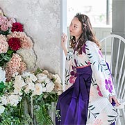 浜松 卒業式袴レンタル リリィ 紫の卒業式袴