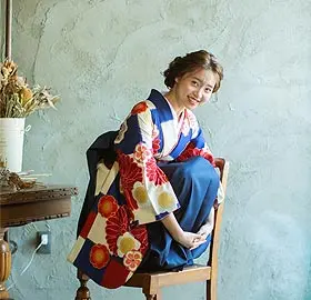 浜松 着物 リリィ 卒業式袴の写真撮影