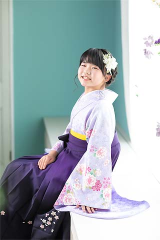 リリィ浜松 卒業式ジュニア袴の写真撮影