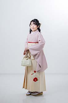 小学生袴レンタル リリィ シンプルなジュニア袴